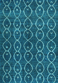 Abstract Light Blue Modern Rug, abs4913lblu