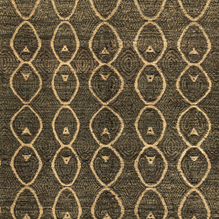 Machine Washable Abstract Brown Modern Rug, wshabs4913brn