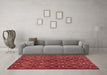 Modern Red Washable Rugs