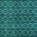 Square Machine Washable Abstract Turquoise Modern Area Rugs, wshabs4913turq