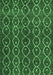 Machine Washable Abstract Emerald Green Modern Area Rugs, wshabs4913emgrn