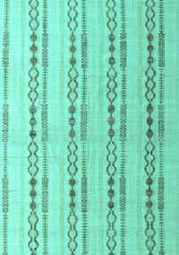 Abstract Turquoise Modern Rug, abs4914turq