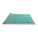 Sideview of Machine Washable Abstract Light Blue Modern Rug, wshabs4914lblu