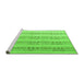 Sideview of Machine Washable Abstract Green Modern Area Rugs, wshabs4914grn