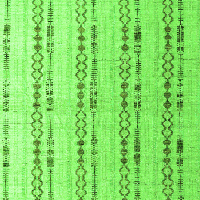 Square Machine Washable Abstract Green Modern Area Rugs, wshabs4914grn