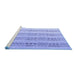 Sideview of Machine Washable Abstract Blue Modern Rug, wshabs4914blu