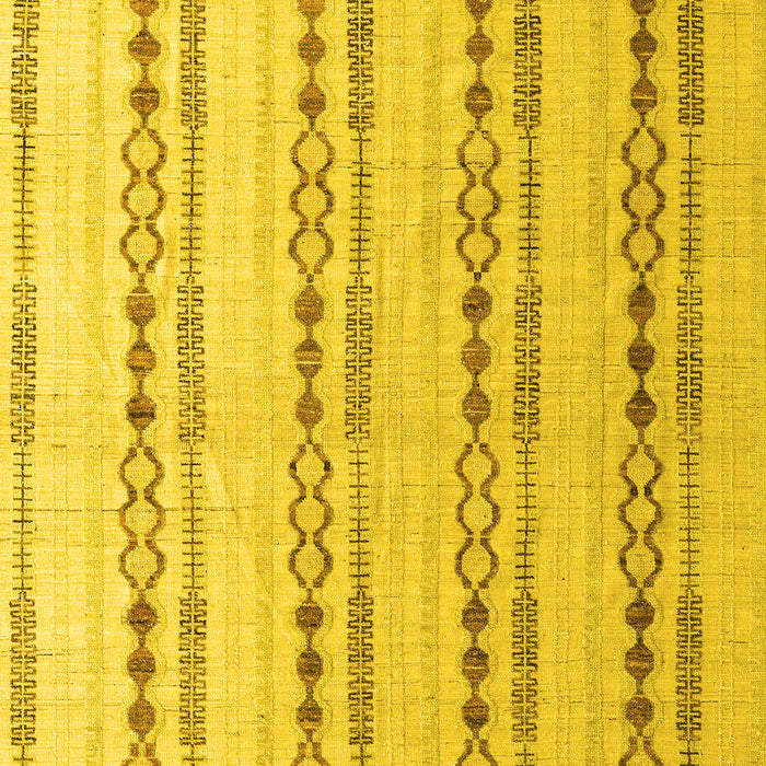 Machine Washable Abstract Yellow Modern Rug, wshabs4914yw