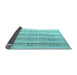 Sideview of Abstract Light Blue Modern Rug, abs4914lblu