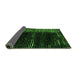 Sideview of Abstract Green Modern Rug, abs4915grn