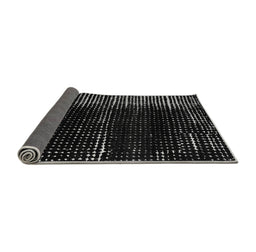 Sideview of Abstract Gray Modern Rug, abs4915gry