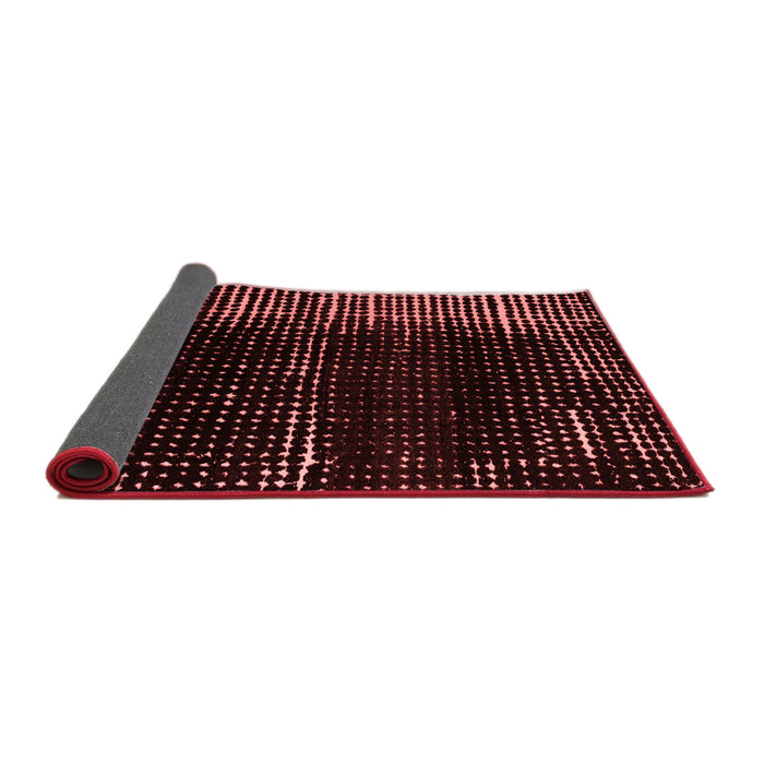 Abstract Red Modern Area Rugs