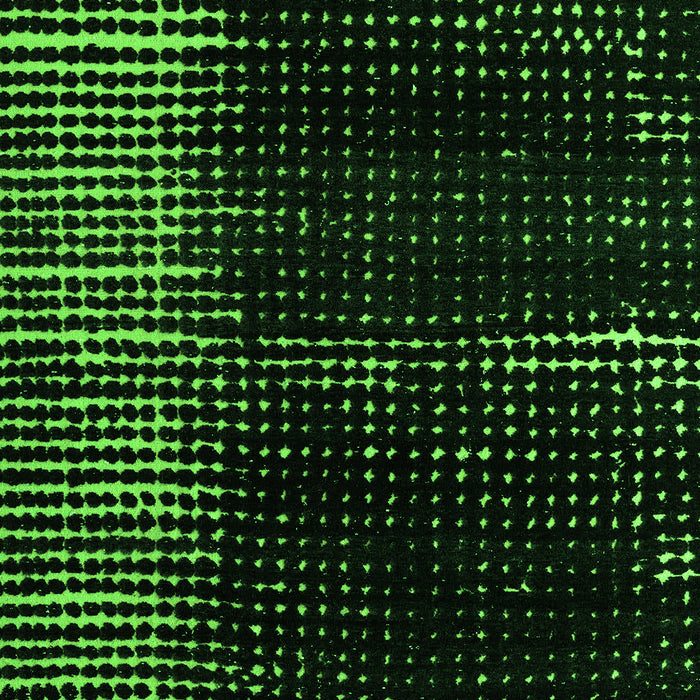 Machine Washable Abstract Green Modern Area Rugs, wshabs4915grn