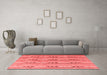 Modern Red Washable Rugs