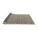 Sideview of Abstract Tan Brown Modern Rug, abs4917