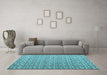 Machine Washable Abstract Light Blue Modern Rug in a Living Room, wshabs4917lblu