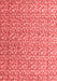 Abstract Red Modern Area Rugs