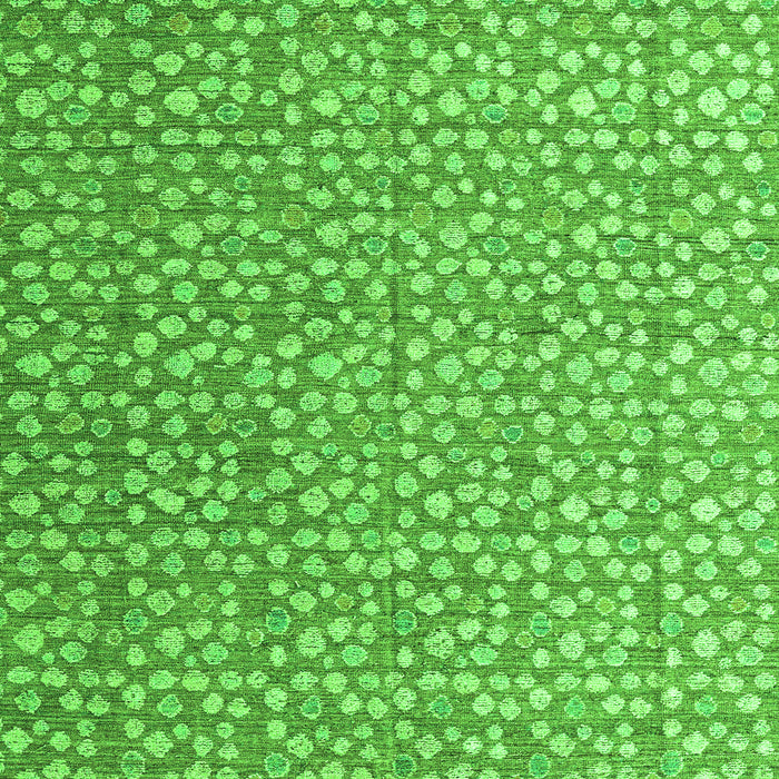 Square Abstract Green Modern Rug, abs4917grn