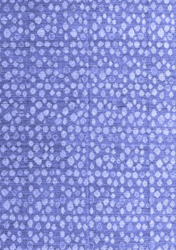 Abstract Blue Modern Rug, abs4917blu