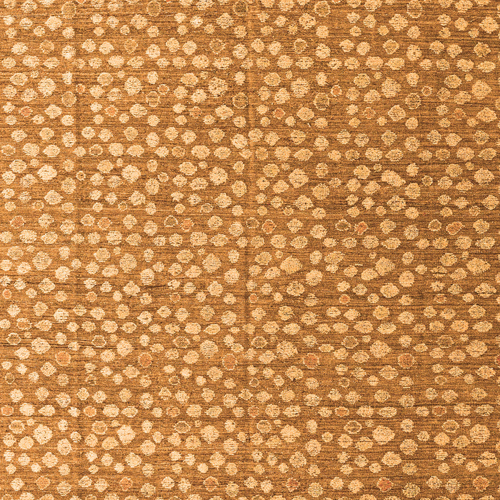 Square Machine Washable Abstract Orange Modern Area Rugs, wshabs4917org