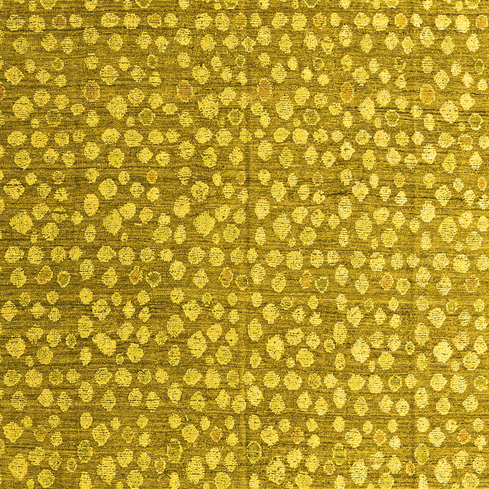 Machine Washable Abstract Yellow Modern Rug, wshabs4917yw