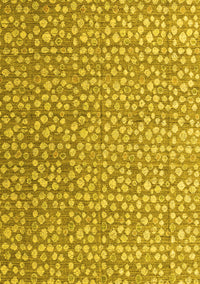 Abstract Yellow Modern Rug, abs4917yw