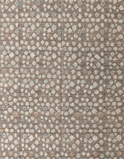 Abstract Tan Brown Modern Rug, abs4917