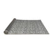 Sideview of Abstract Gray Modern Rug, abs4917gry