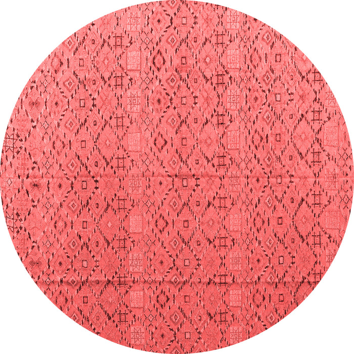 Machine Washable Abstract Red Modern Rug, wshabs4918red
