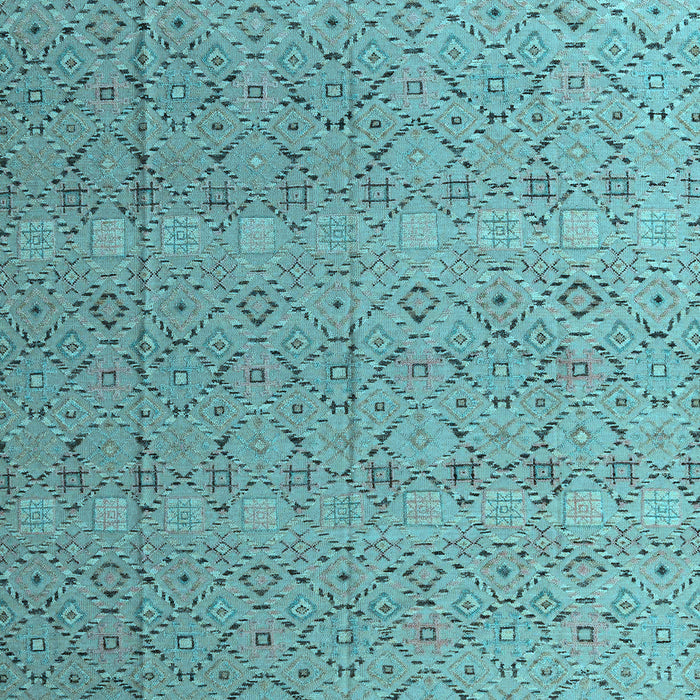 Machine Washable Abstract Light Blue Modern Rug, wshabs4918lblu