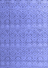 Abstract Blue Modern Rug, abs4918blu