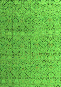 Abstract Green Modern Rug, abs4918grn