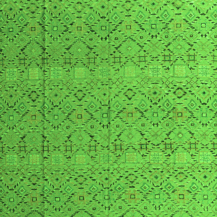 Abstract Green Modern Rug, abs4918grn