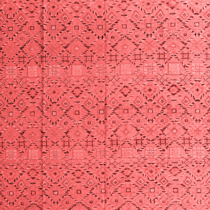 Abstract Red Modern Area Rugs