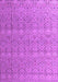 Machine Washable Abstract Purple Modern Area Rugs, wshabs4918pur