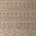 Square Abstract Brown Modern Rug, abs4918