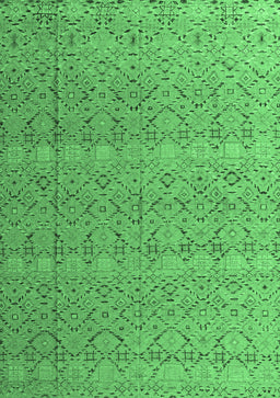 Abstract Emerald Green Modern Rug, abs4918emgrn