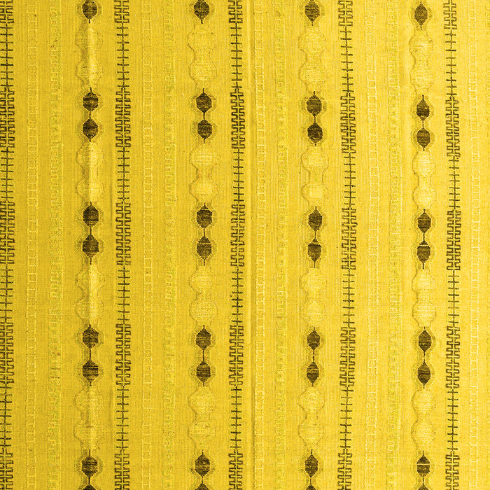 Machine Washable Abstract Yellow Modern Rug, wshabs4919yw