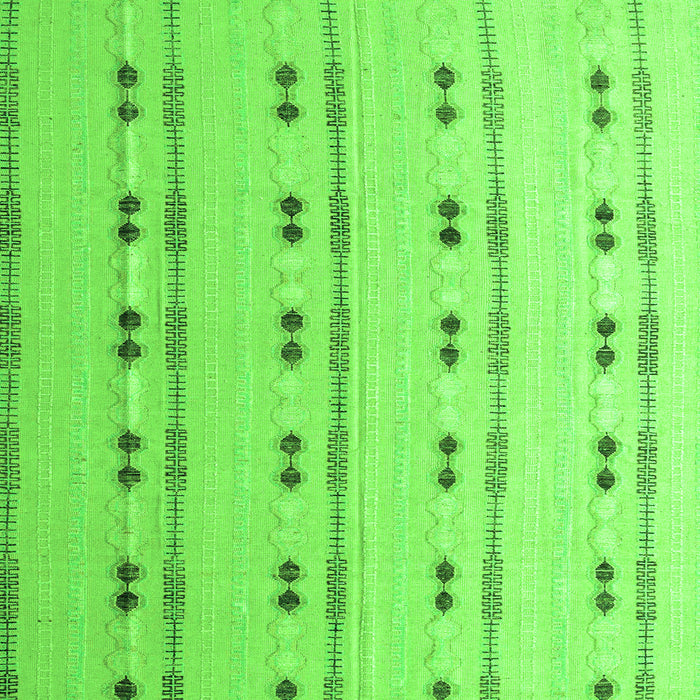 Square Machine Washable Abstract Green Modern Area Rugs, wshabs4919grn