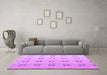 Machine Washable Abstract Purple Modern Area Rugs in a Living Room, wshabs4919pur