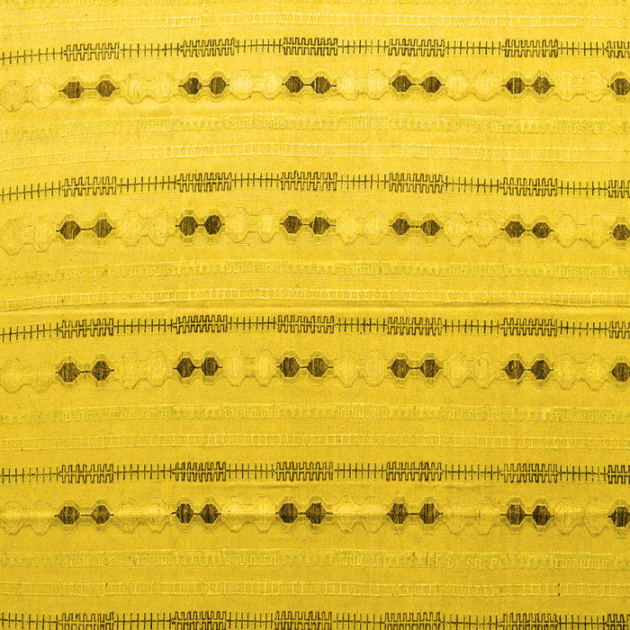 Square Machine Washable Abstract Yellow Modern Rug, wshabs4919yw