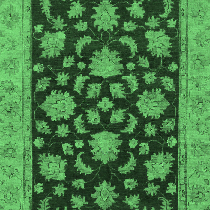 Oriental Emerald Green Traditional Rug, abs491emgrn
