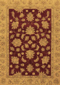 Oriental Brown Traditional Rug, abs491brn