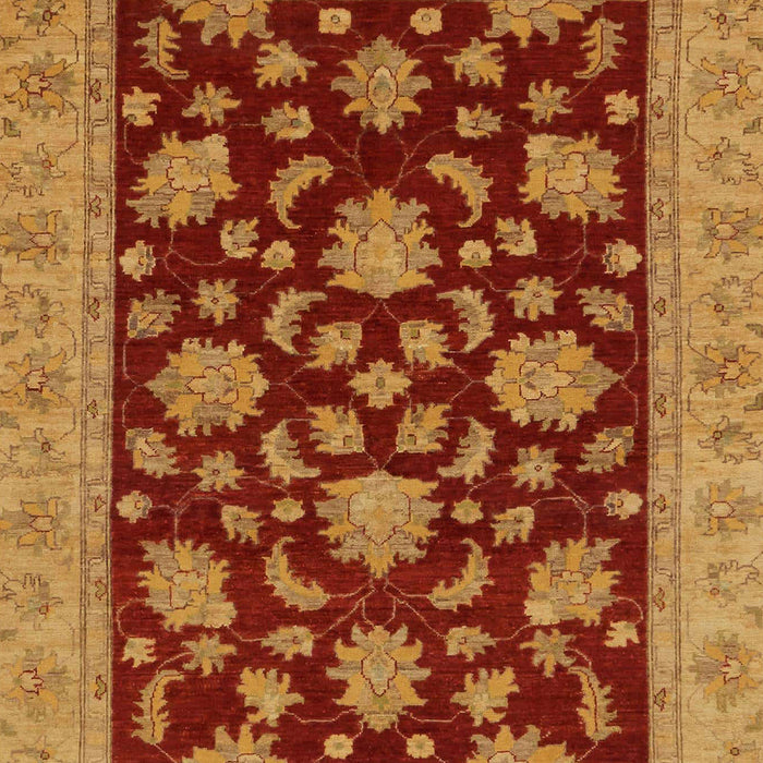 Abstract Dark Orange Oriental Rug, abs491