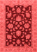 Oriental Red Traditional Area Rugs