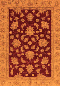 Oriental Orange Traditional Rug, abs491org