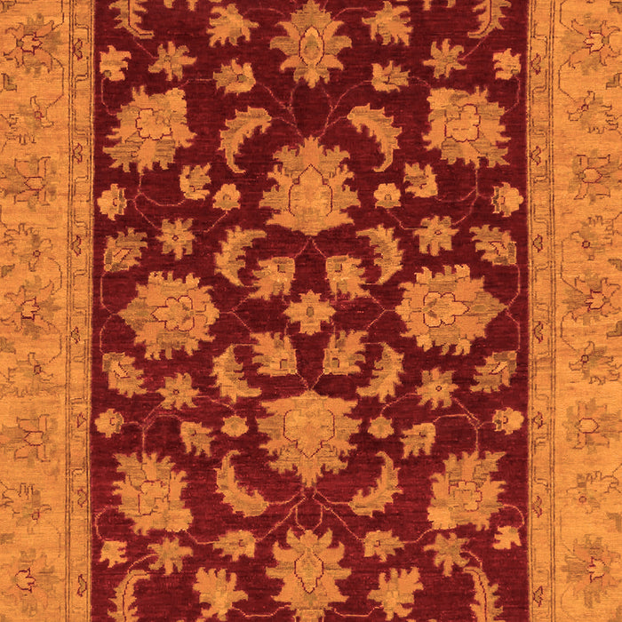 Oriental Orange Traditional Rug, abs491org