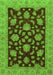 Oriental Green Traditional Rug, abs491grn