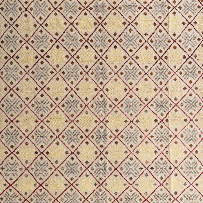 Abstract Orange Salmon Pink Modern Rug, abs4920