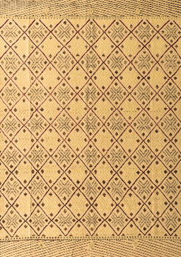 Abstract Brown Modern Rug, abs4920brn