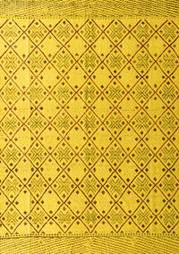 Abstract Yellow Modern Rug, abs4920yw